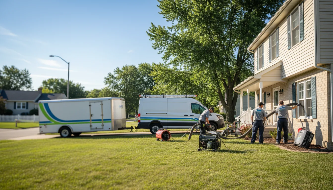 Flooded Basement Restoration And Cleanup With Repair in Garland, KS near me